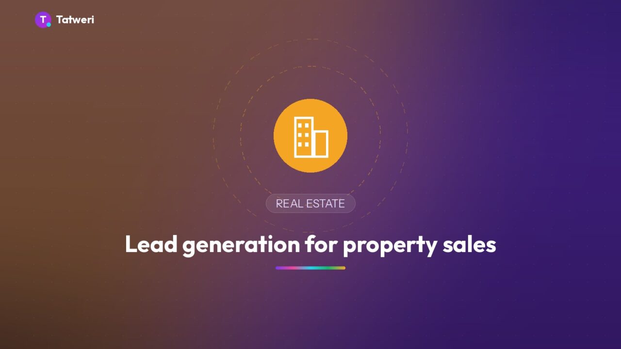 Generating qualified buyer enquiries for a property business